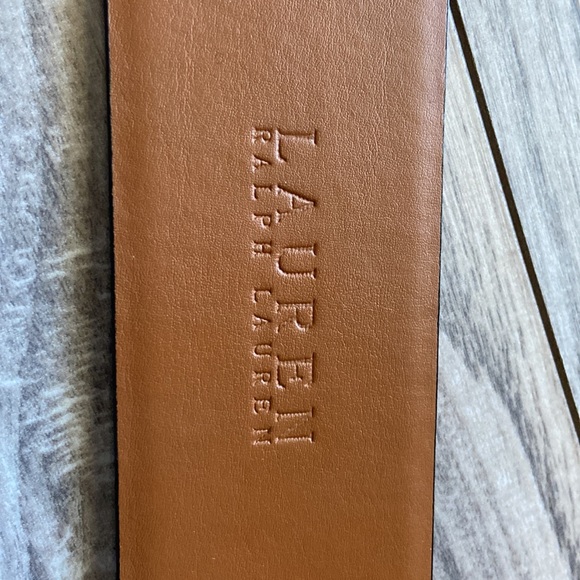 Ralph Lauren leather belt Black size M NWT - Picture 2 of 6